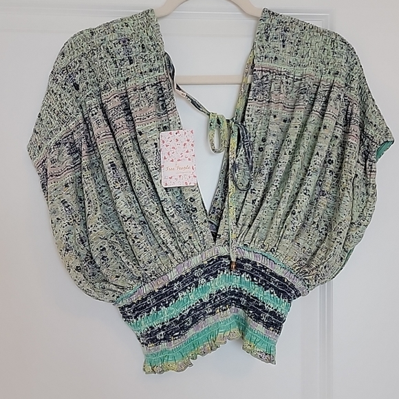 Free People Mint Combo top Easter top - Picture 2 of 5